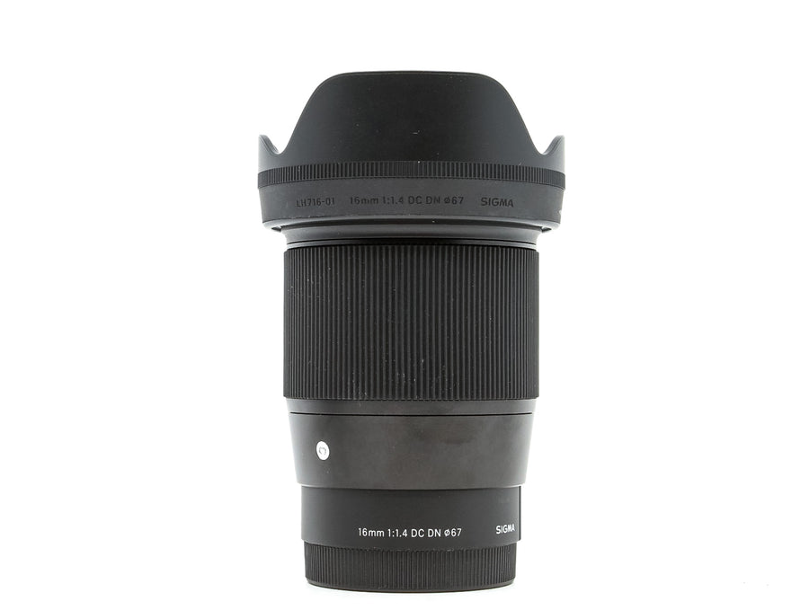 SIGMA · Sigma 16mm f/1.4 DC DN Contemporary - Monture Sony E