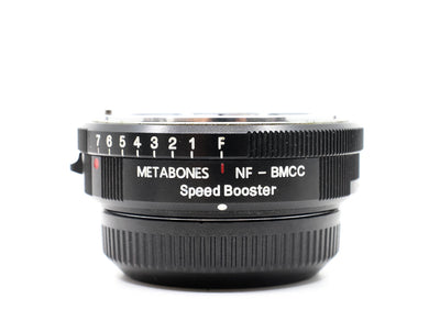 Metabones Nikon G vers BMPCC Speed Booster
