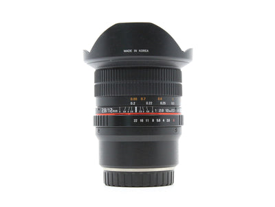 Samyang 12mm f/2,8 ED AS NCS Fisheye - Monture Fujifilm X