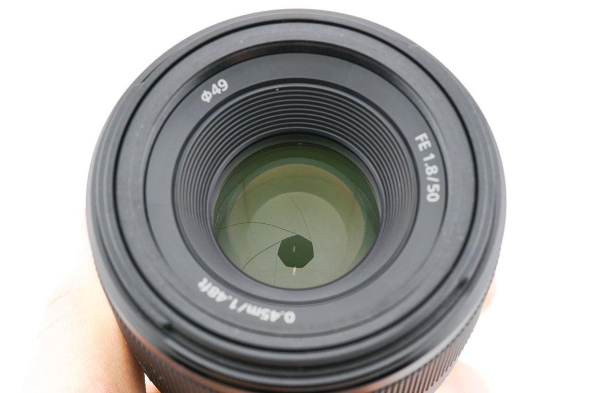 Sony 50mm f1.8 FE - (Montura Sony E-mount) negro