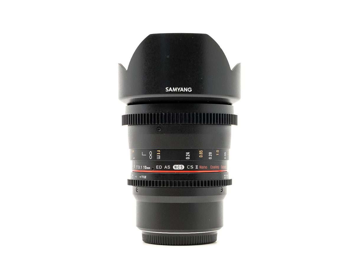 Samyang 10mm T3.1 Cine VDSLR ED AS NCS CS II - Compatibile con Micro Quattro Terzi
