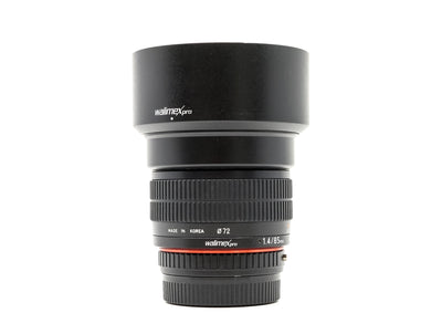 Walimex Pro 85mm f/1,4 AS IF UMC - Monture Pentax