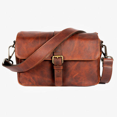 **Sac à dos en cuir Cognac pour appareil photo Paris**