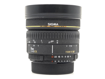 Sigma 8mm F/4 EX Fisheye - Monture Nikon
