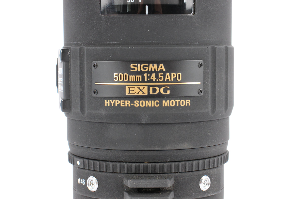 Sigma 500mm f/4.5 EX APO DG HSM - Nikon Fit