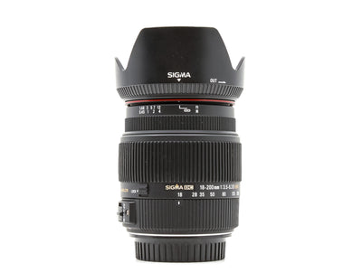 Sigma 18-200mm f/3,5-6,3 DC OS HSM II - Monture Canon EF-S