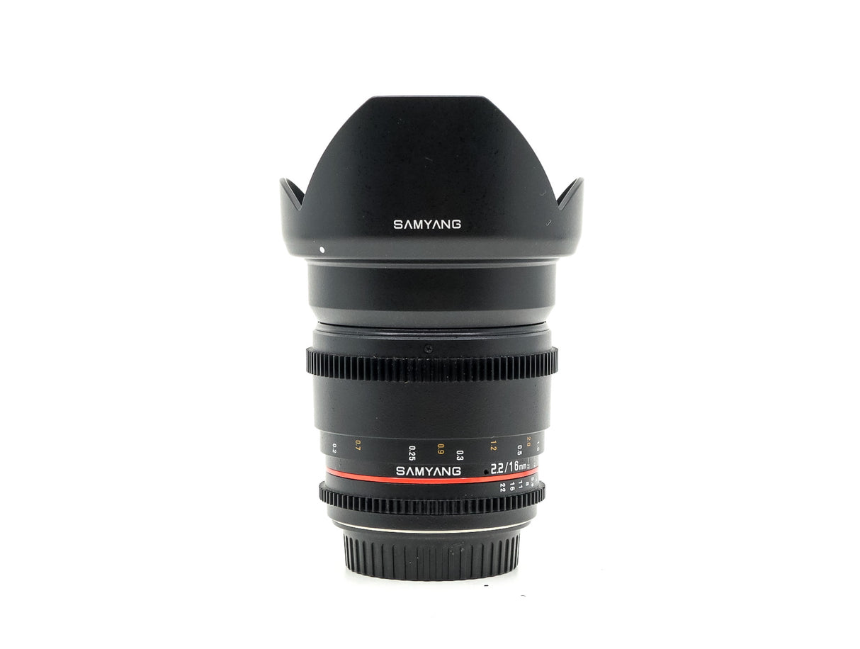 Samyang 16mm T2.2 ED AS UMC CS - Compatibile con Canon EF-S
