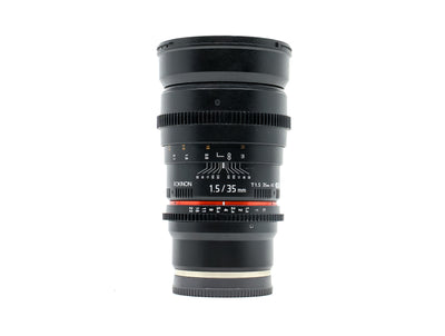 Rokinon 35 mm T1,5 AS UMC – Monture Sony FE