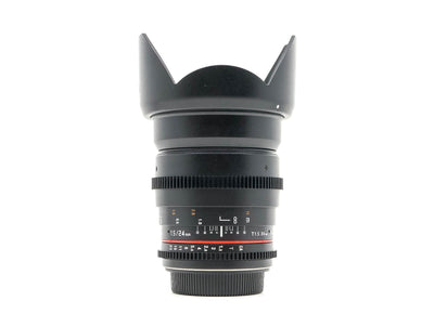 Walimex Pro 24mm T1.5 Cinéma - Monture Canon EF