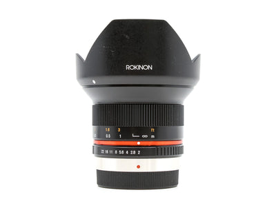 Rokinon 12 mm f/2 NCS CS - Monture Micro Four Thirds
