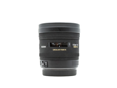 Sigma 4,5 mm f/2,8 EX DC HSM Fisheye Circulaire - Monture Canon EF-S