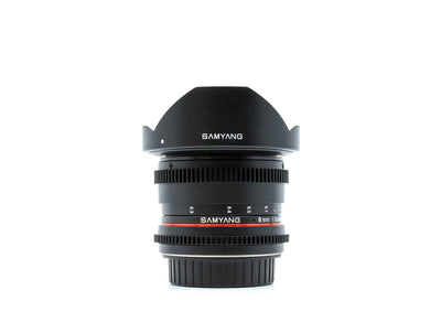Samyang 8 mm T3.8 VDSLR UMC Fisheye CS II - Monture Canon EF