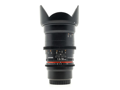 Samyang 35 mm T1,5 Cine AS UMC II - Monture Micro Four Thirds