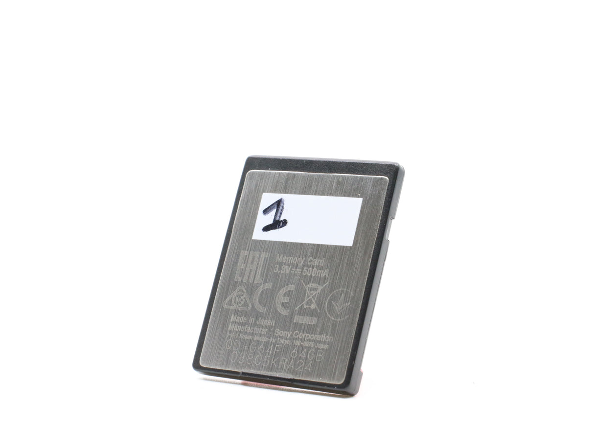 Scheda Sony XQD G da 64 GB e 440 MB/s