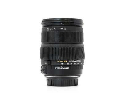 Sigma 18-200mm f/3,5-6,3 DC OS - Monture Canon EF-S