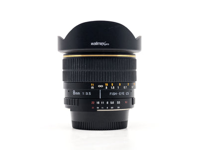 Walimex Pro 8mm f/3.5 CS Fisheye - Monture Nikon