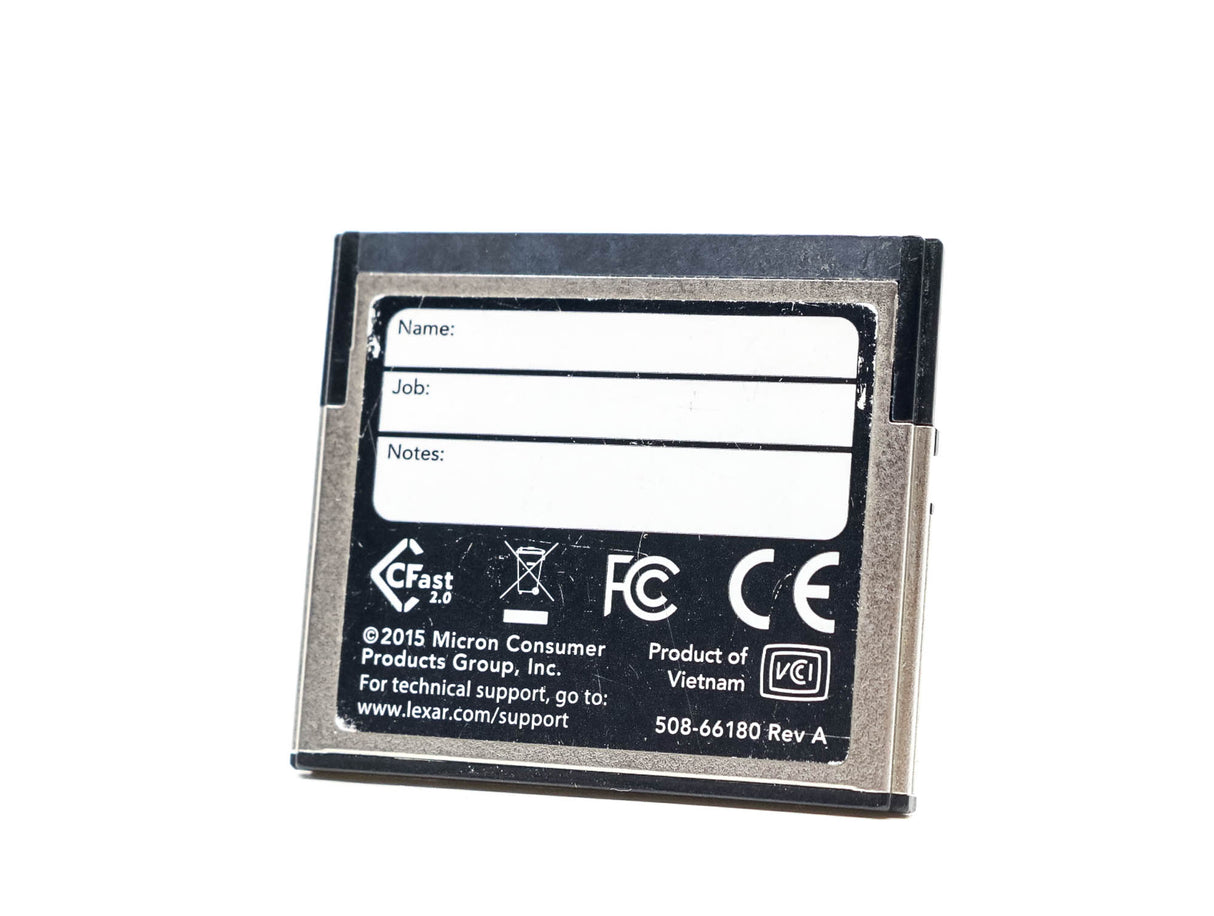 Scheda Lexar Professional CFast 2.0 da 128 GB, 3600x, 540 MB/s