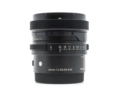 Sigma 35mm f/2 DG DN Contemporary - Monture Sony E
