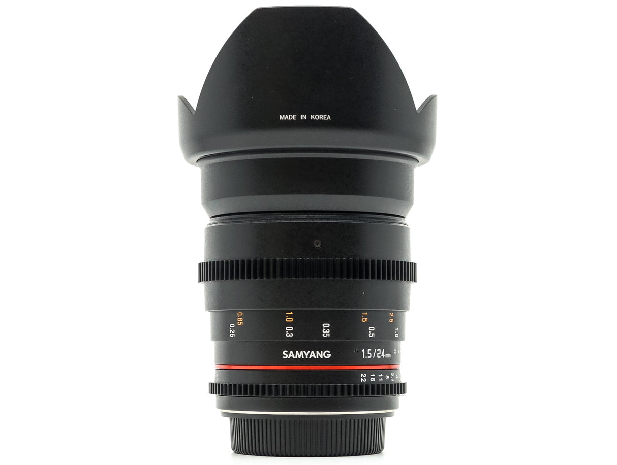 Samyang 24mm T1.5 ED AS UMC II Cine - Compatibile con Canon EF