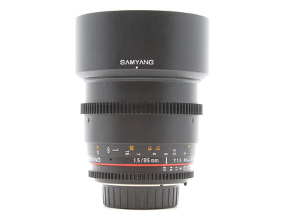 Samyang 85mm T1.5 - Monture Nikon