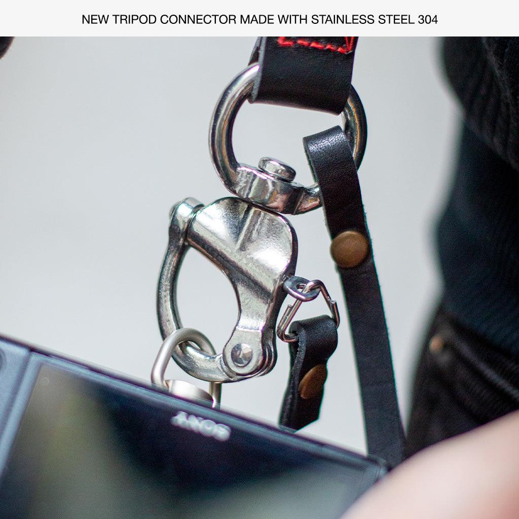 Berlin #502 - Brown dual leather camera strap