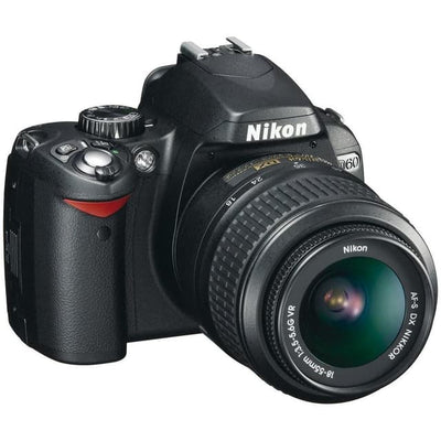 D60 Reflex - Noir + Nikon AF-S DX Nikkor 18-55 mm f/3.5-5.6G VR f/3.5-5.6G
