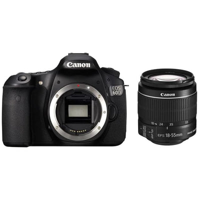 Réflex EOS 60D - Noir + Objectif Canon Zoom EF-S 18-55mm f/3.5-5.6 IS II