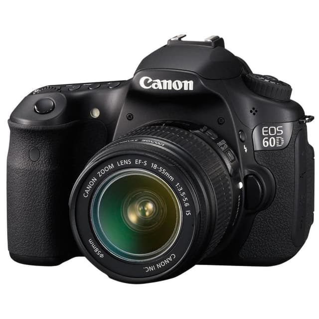 EOS 60D SLR - Nero + Obiettivo zoom Canon EF-S 18-55mm f/3.5-5.6 IS II f/3.5-5.6