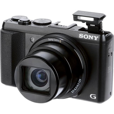 Cyber-shot DSC-HX50 Appareil Photo Compact - Noir + Sony G Zoom Optique 30x 24-720mm f/3.5-6.3