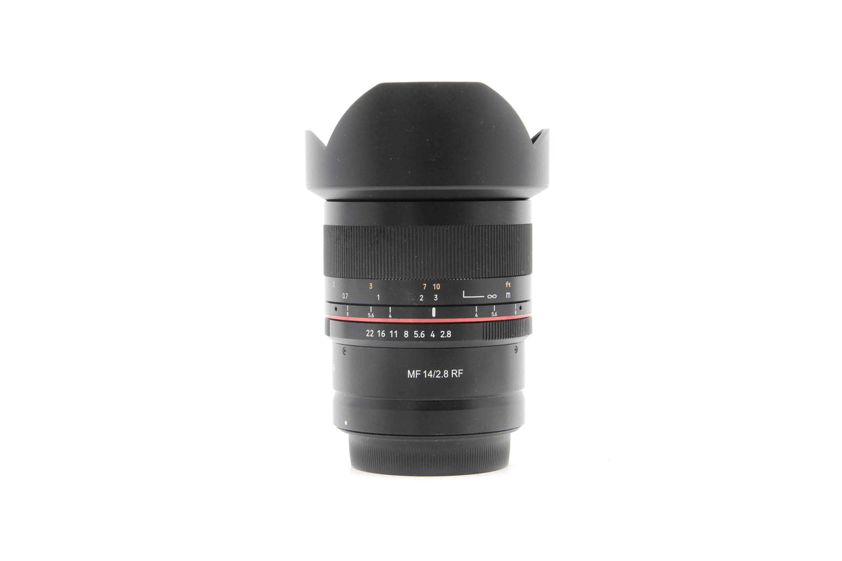 Samyang MF 14mm f/2.8 - Canon RF fit - segunda mano - excelente estado - detalle 4 de 5 - SKU 3813281 - Camera Market