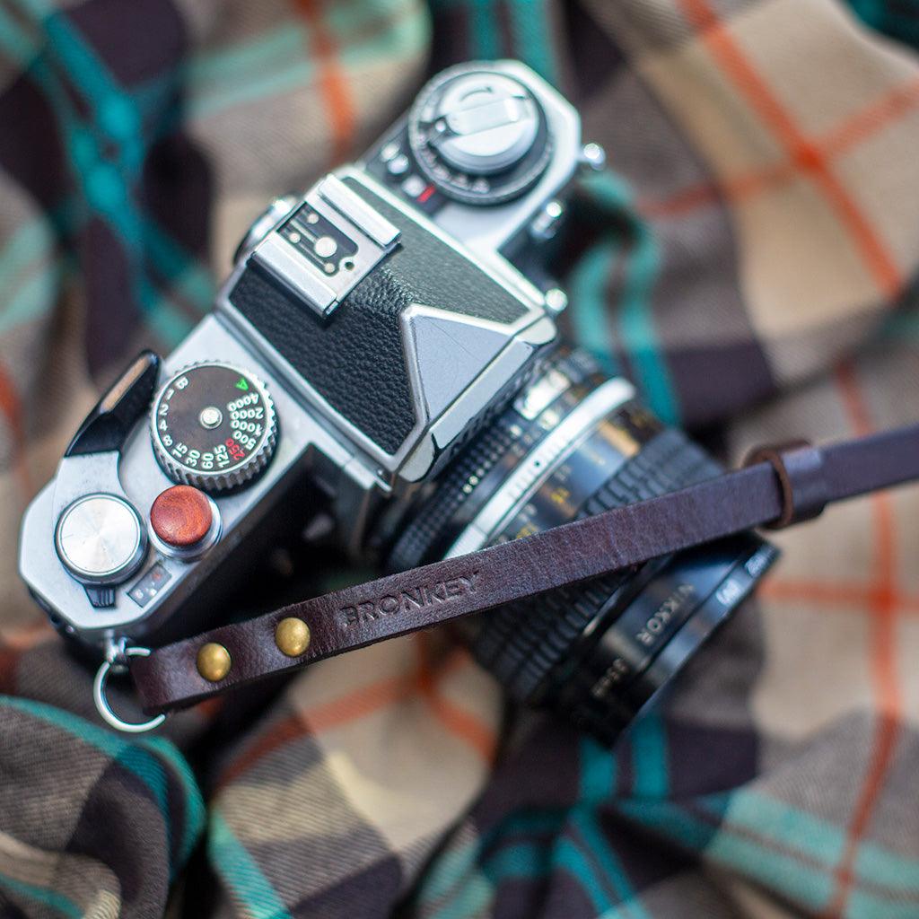 Berlin #202 - Brown Leather camera strap