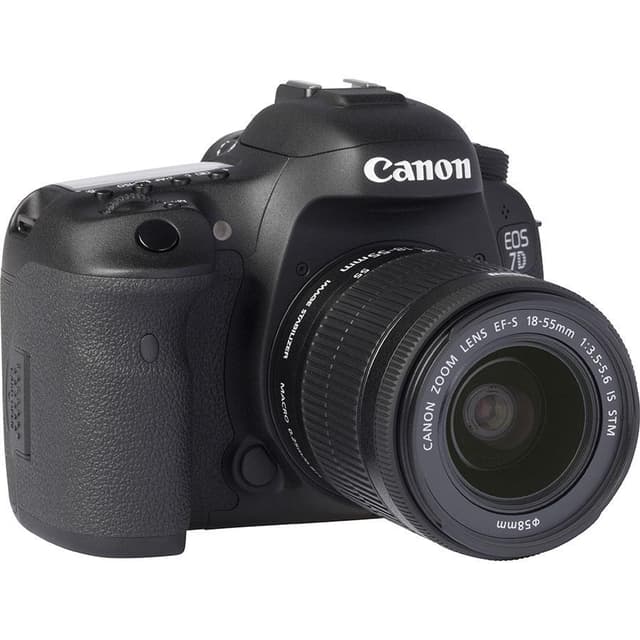 EOS 7D SLR - Black + Canon 18-55mm f/3.5-5.6 IS STM f/3.5-5.6 · imagen principal
