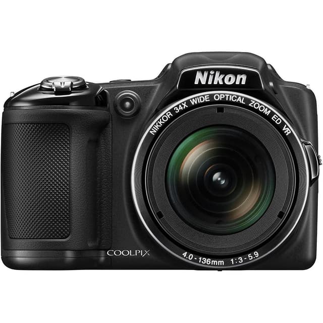 Bridge Coolpix L830 Camera - Black + Nikon Nikkor 34x Wide Optical Zoom ED VR 22.5–765 mm f/3–5.9 f/3–5.9