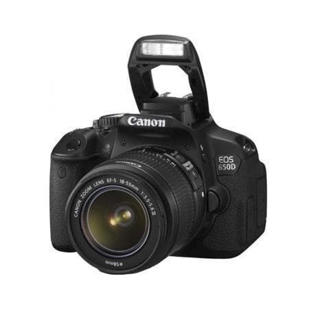 EOS 650D SLR - Black + Canon Canon EF-S 18-55 mm f/3.5-5.6 IS II f/3.5-5.6 · imagen principal