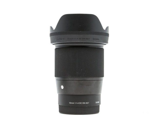 Sigma 16mm f/1.4 DC DN Contemporary - Sony E Fit - segunda mano - excelente estado - foto principal - SKU 3785999 - Camera Ma