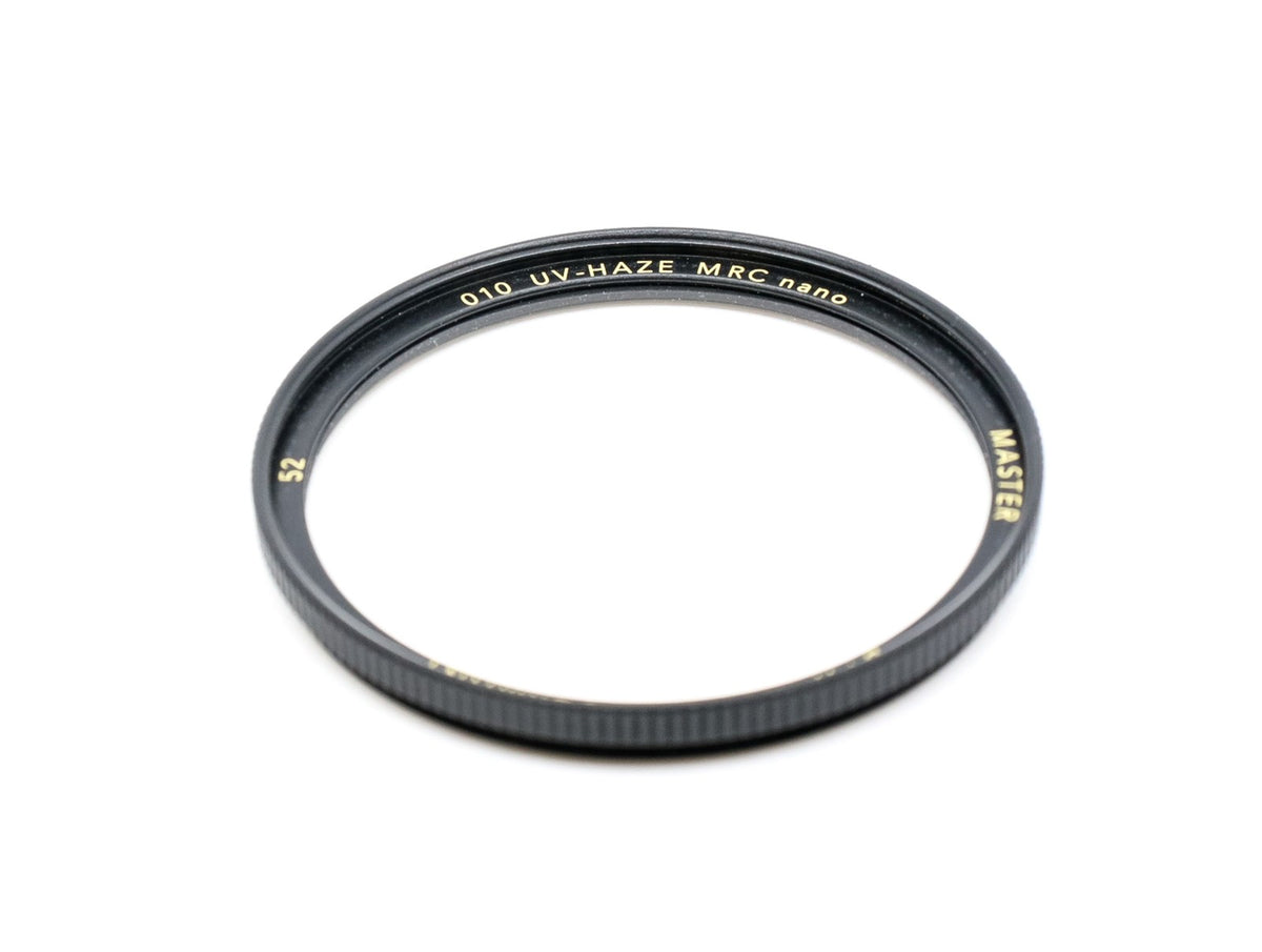 B+W 52mm MASTER 010 UV-Haze MRC Nano Filter · image principale