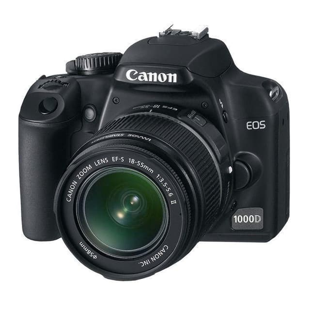 EOS 1000D SLR - Black + Canon Canon EF-S 18-55mm f/3.5-5.6 IS II f/3.5-5.6 · imagen principal