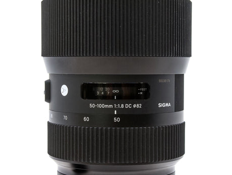 Sigma 50-100mm f/1,8 DC HSM ART - Monture Canon EF-S