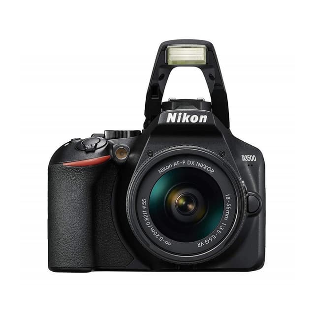 SLR D3500 - Black + Nikon AF-S DX Nikkor 18-55mm f/3.5-5.6G VR f/3.5-5.6 · imagen principal