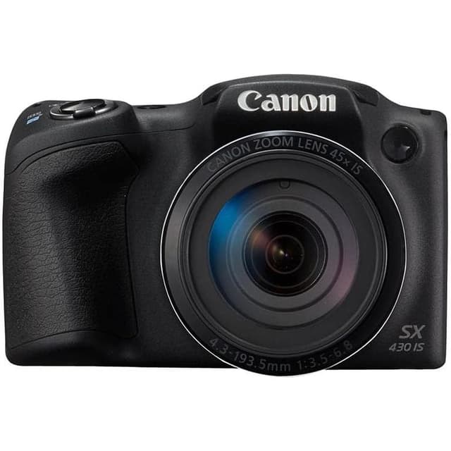 PowerShot SX430 IS Compact Camera - Black + Canon Zoom Lens 45x IS 4.3-193.5mm f/3.5-6.8 f/3.5-6.8  · main image