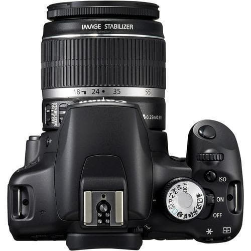 CANON EOS 500D SLR - Black + Canon EF-S 18-55mm f/3.5-5.6 IS II · imagen principal