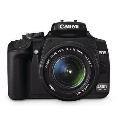 EOS 450D Reflex - Noir + Objectif Canon Zoom EF-S 18-55mm f/3.5-5.6 IS