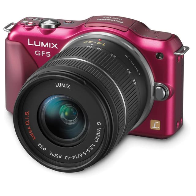 Lumix DMC-GF5 - Rose + Lumix G 14-42 mm f/3.5-5.6 · image principale