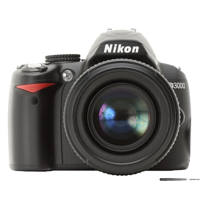 SLR D3000 - Black + Nikon AF-S DX Nikkor 18-70mm f/3.5-4.5G IF-ED f/3.5-4.5 · imagen principal