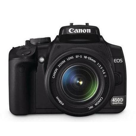 EOS 450D SLR - Black + Canon EF-S 18-55mm f/3.5-5.6 IS f/3.5-5.6 · imagen principal