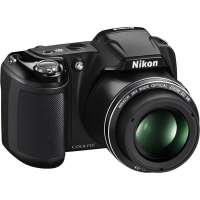 Appareil photo compact CoolPix L810 - Noir + Nikon Nikkor 26X Zoom Optique Grand Angle ED VR 4.0-104mm f/3.1-5.9