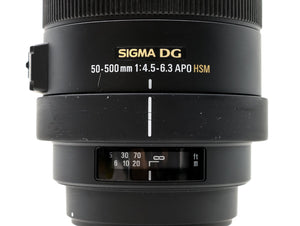 Sigma 50-500mm f/4-6.3 EX APO DG HSM - Canon EF Fit