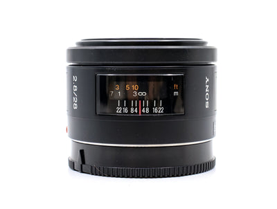 Sony 28mm f/2.8 SAL - Monture Sony A