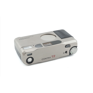 Contax T2 Silver Carl Zeizz Sonar 2.8 - Cámara de Película de 35mm Mint