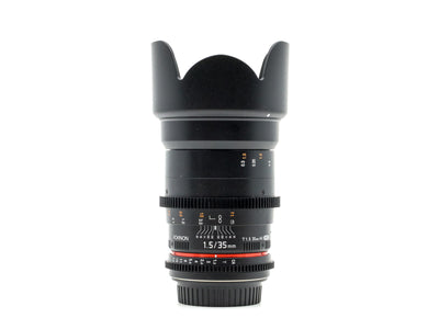 Rokinon 35mm T1.5 Cine DS - Monture Canon EF